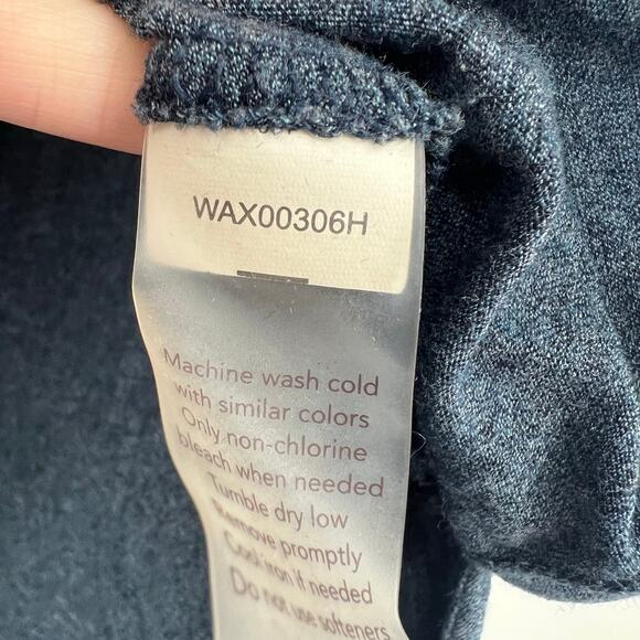 Calia by Carrie Underwood blue gray short sleeve crew neck top size medium - Picture 6 of 7